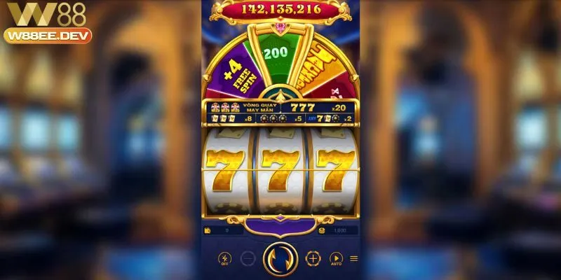 Khám phá trò chơi nổ hũ vòng Quay Hoàng Gia W88